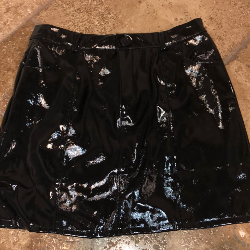 Leather skirt